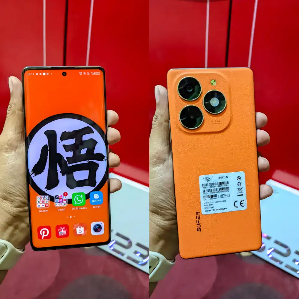 Infinix Itel S23+ Nfc Ram 8+8/256
Fulset No Minus Mulus