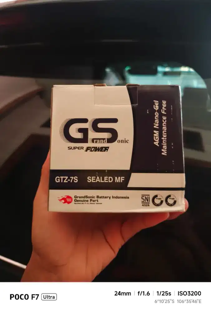 Aki GTZ-7S Baru
