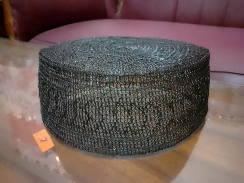 Kopiah Songkok Peci Akar Jangang Warna Hitam