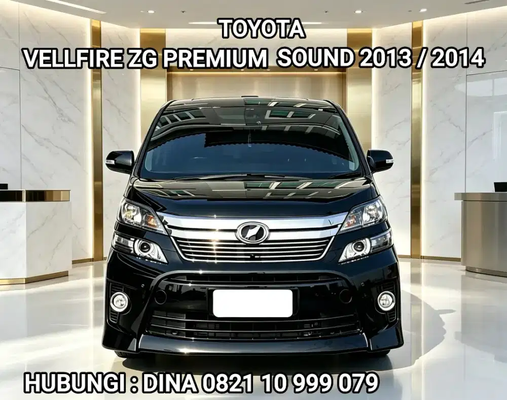 Toyota Vellfire ZG 2013 AT 2.4,Km Low 78Ribuan, Pajak Panjang