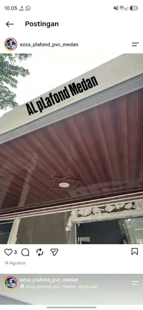 AL pLafond pvc Medan