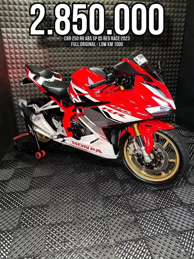 CBR 250 RR OR CBR 250RR ABS SP QS RED RACE 2023 LOW KM 1XXX LIKE NEW