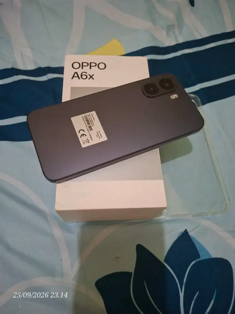 OPPO A6x RAM 4+8/128GB Garansi resmi ON Juli 2027 istimewa 99%