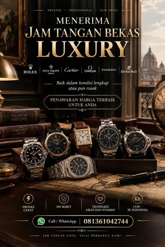 Terima jam tangan bekas original preloved luxury item ROLEX original