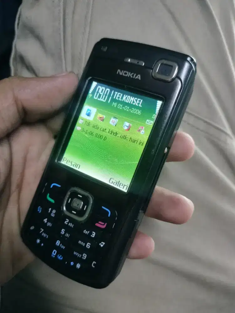 Hape Nokia jadul N70 sinyal lancar