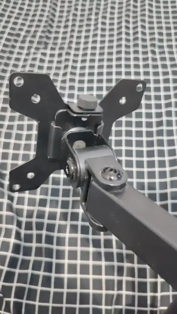 Bracket Monitor Dual Arm + Tray Laptop