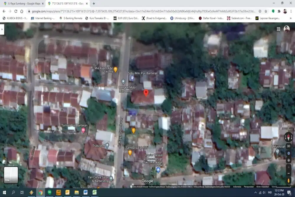 Dijual Rumah + Tanah Luas 411 m² SHM Sumbang Banyumas