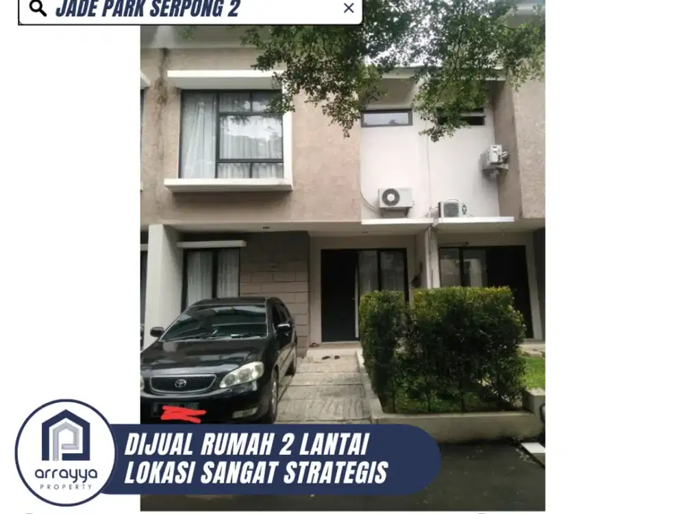 DIJUAL RUMAH CANTIK 2 LANTAI SIAP HUNI DI JADE PARK SERPONG (GL102)