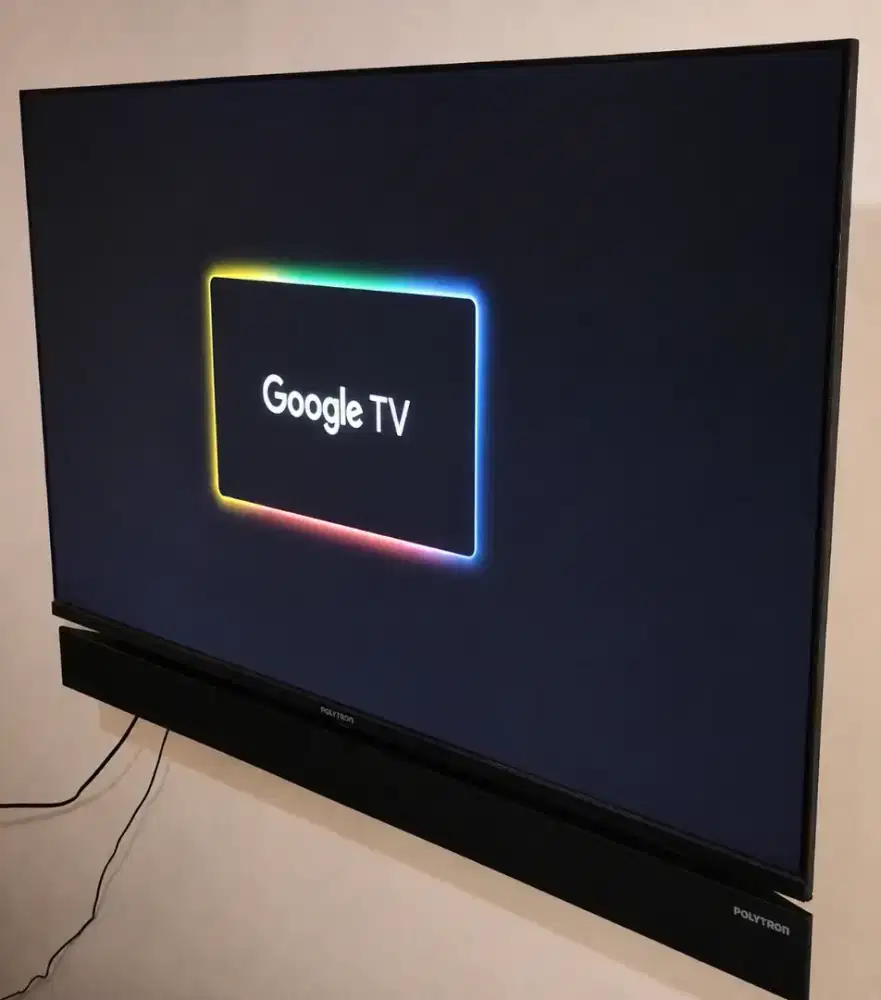 50inch GOOGLE TV POLYTRON SOUNDBAR 4K UHD