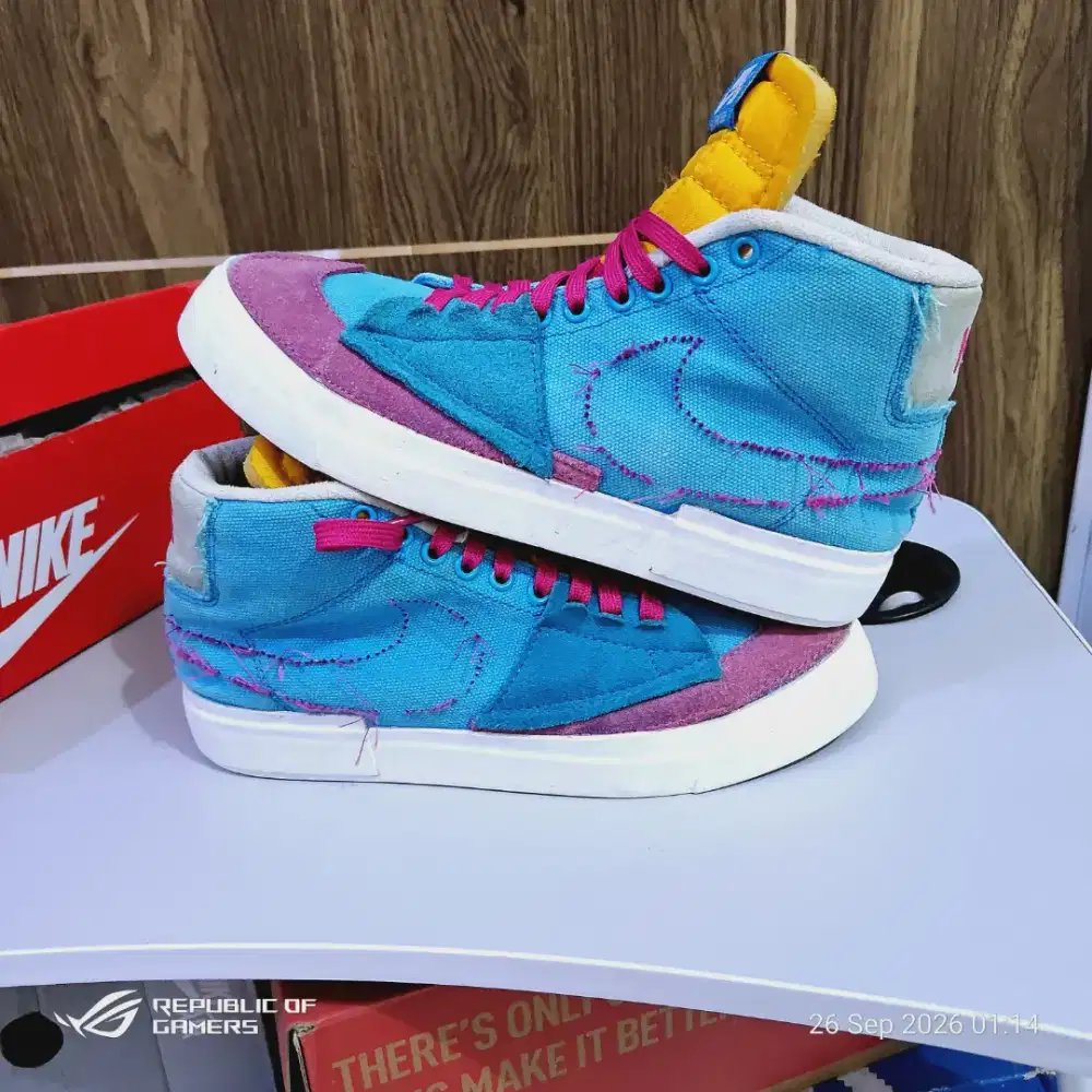 Nike SB Zoom Blazer Mid Edge Laser Blue Size 41