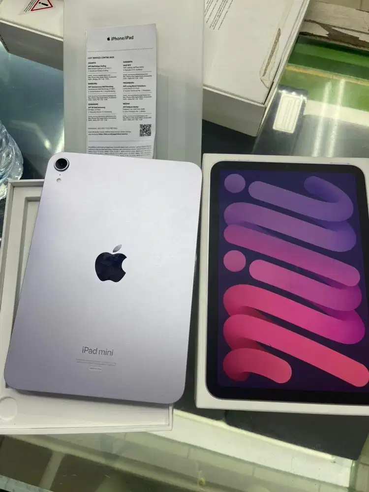 IPAD MINI 7 256GB ( A17 pro ) wifi Resmi ibox