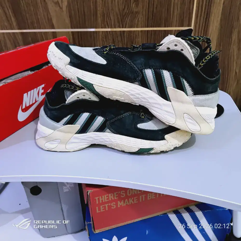 adidas Streetball Cream Tech Emerald Size 41