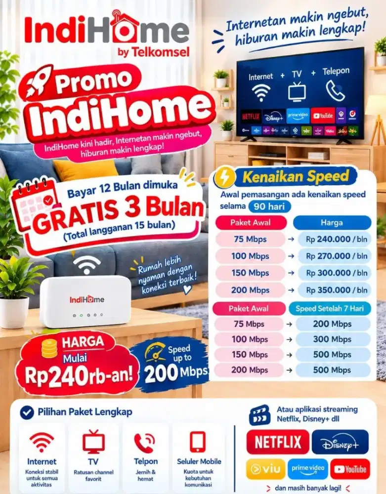 Melayani pasang baru indihome