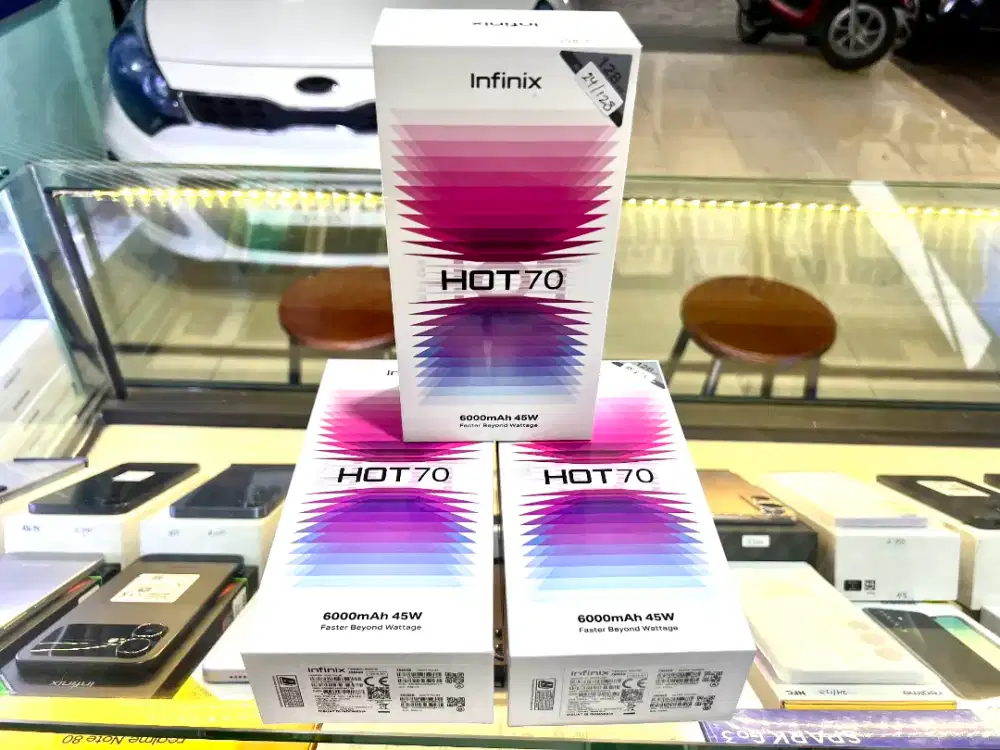 INFINIX HOT 70 24 (8+16/128GB)
GARANSI RESMI INDONESIA 1THN