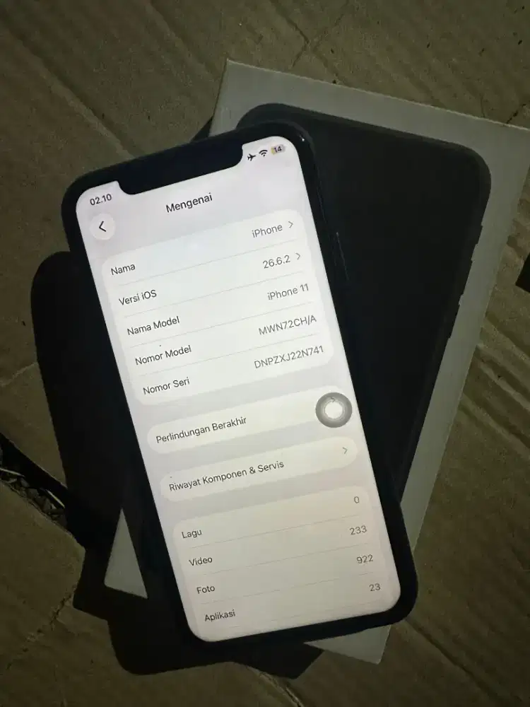 Iphone 11 basic warna hitam Inter 128GB
