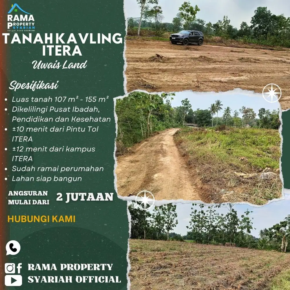 PROMO TANAH EKSCLUSIVE JATI AGUNG JALUR 2 ITERA