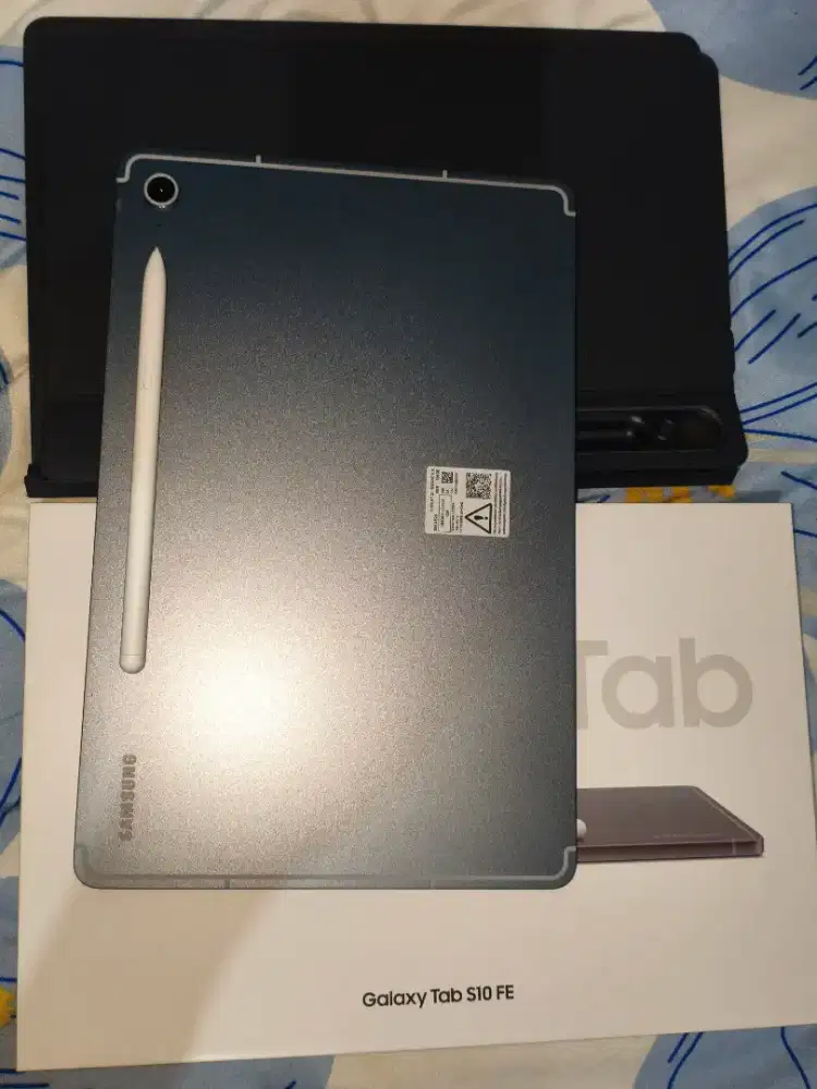(BISA NEGO) SAMSUNG TAB S10 FE WIFI ONLY 128GB (SECOND) + BOOKCOVER