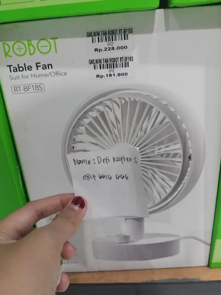 GNS. MINI FAN ROBOT RT-BF18S