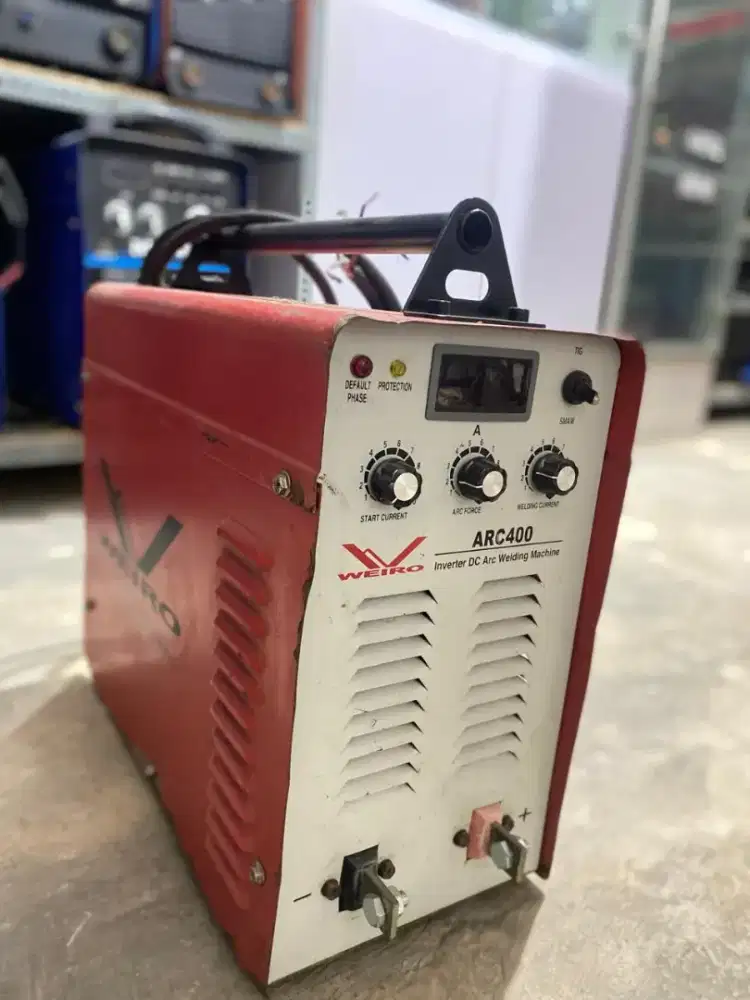 MESIN LAS BEKAS MMA 400A WEIRO BEKAS 3 PHASE SMAW INVERTER IGBT DC