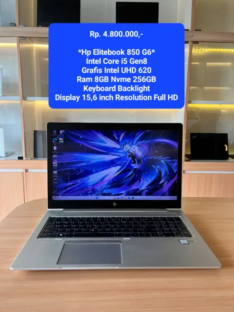 HP Elitebook 850 G6 Ram 8GB Nvme 256GB Prokomputer