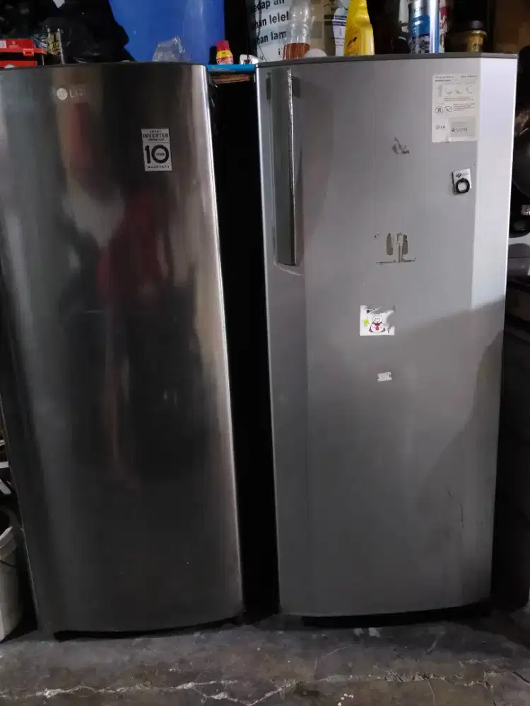 Jual freezer LG masih normal semua