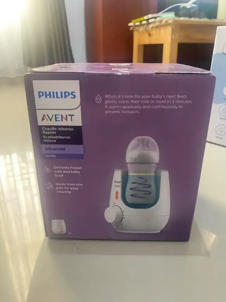 Penghangat Botol Susu dan ASI Phillip Avent SCF355 Baru SEGEL