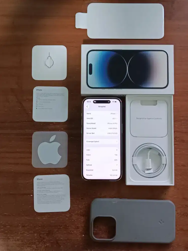 Iphone 14 pro 128gb resmi ibox pa/a like new
