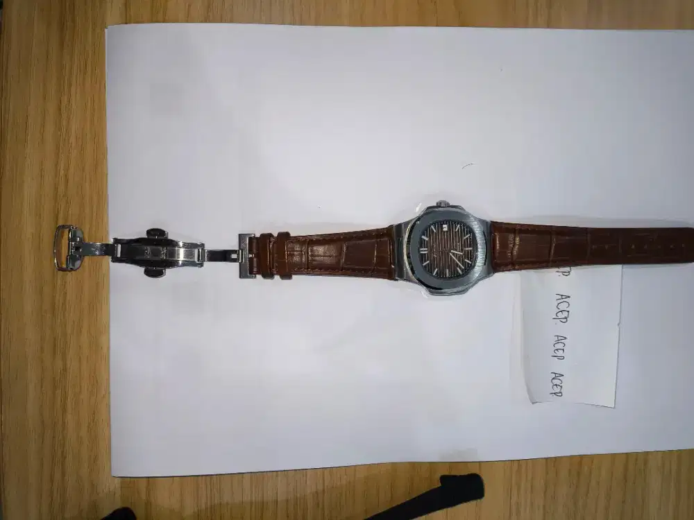 Jam tangan Seiko naut brown automatic ( second ) original