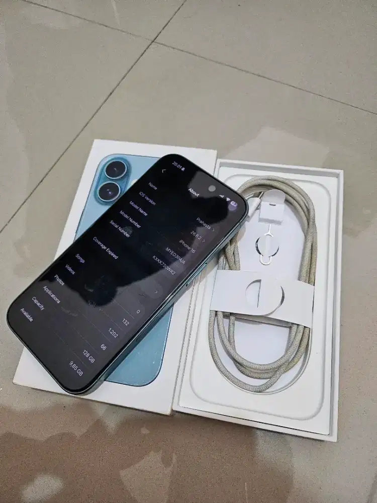 Iphpme 16 128gb Ex Ibox Warma Teal Istimewa