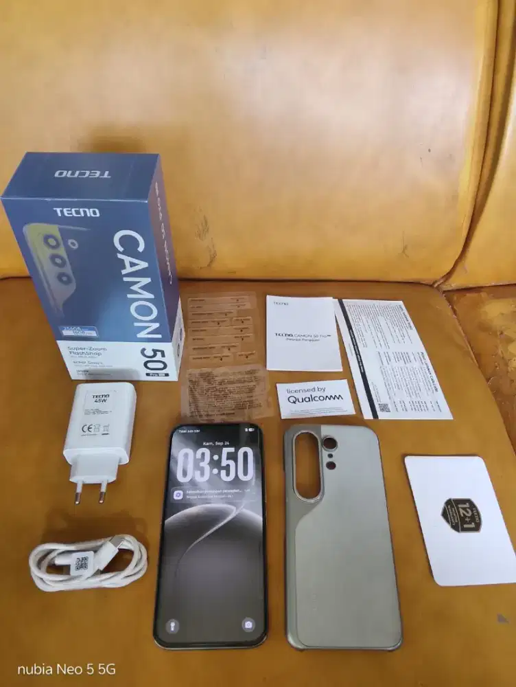 Tecno camon 50 pro 5G ram 8/256