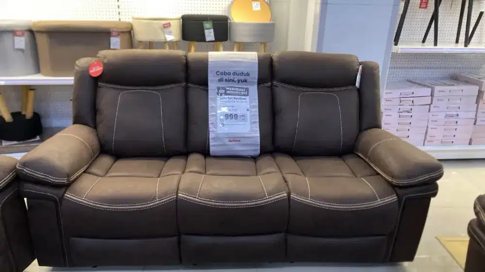 OBRAL MURAH SET SOFA RECLINER