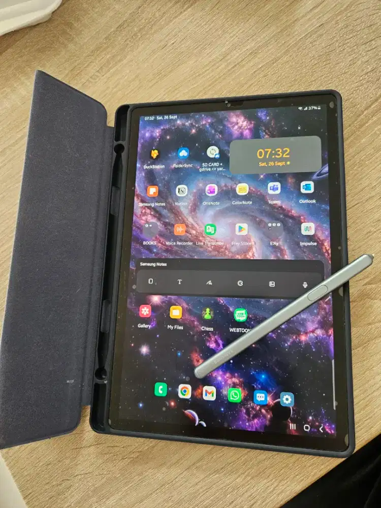 Samsung Tab S6 T865 8/128 Snapdragon spen ori + keyboard