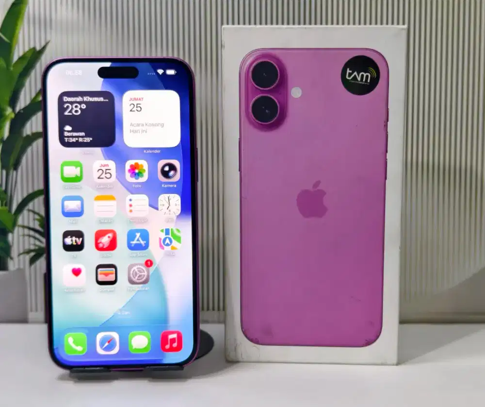IPHONE 16 PLUS || 256 || SECOND / BEKAS || RESMI