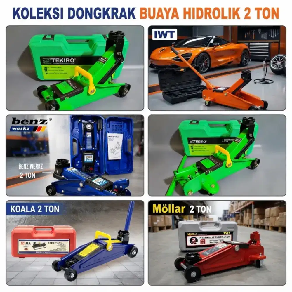 Dongkrak Buaya Mobil NANKAI WERK LINE RRC MOLLAR IWT TEKIRO 2 TON T