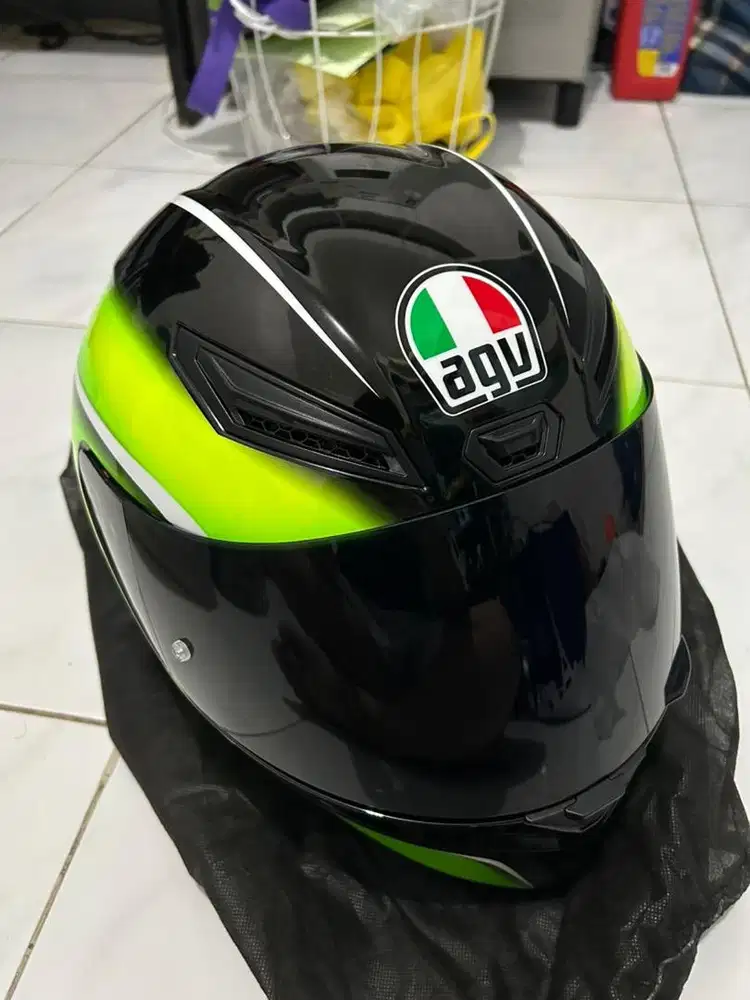 AGV K1 Qualify Lime Green