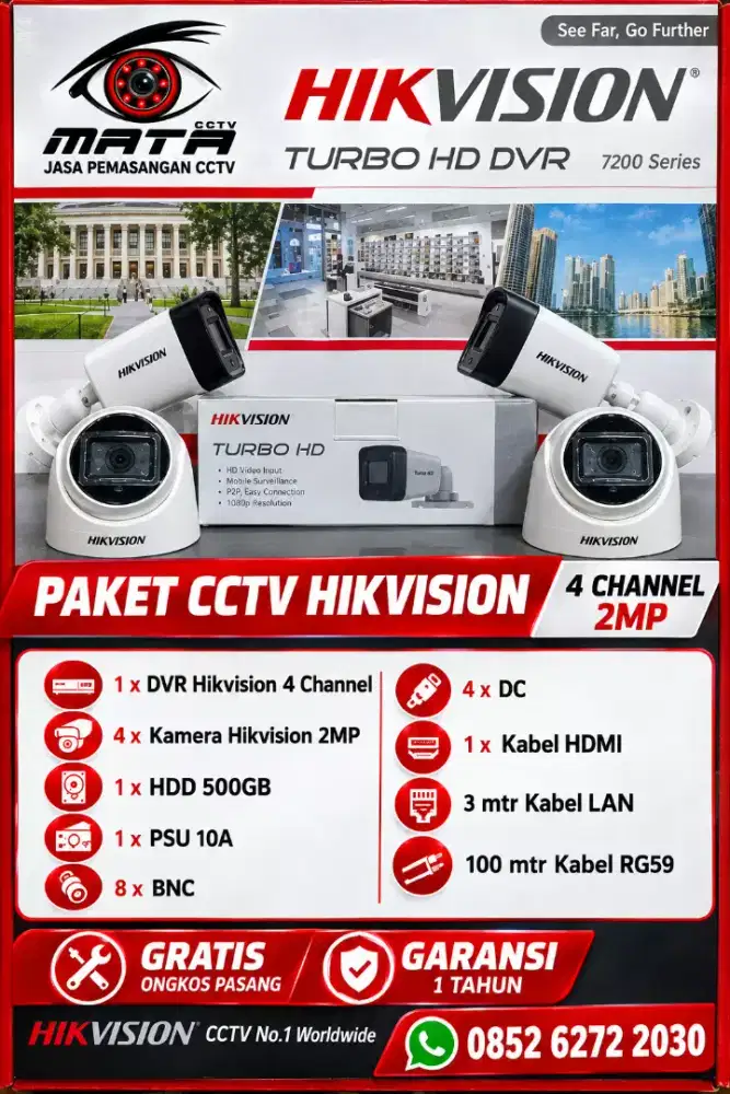 Promo cctv hikvision 2mp