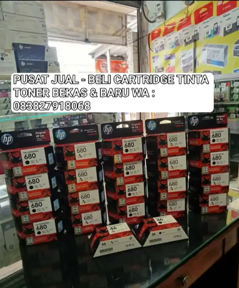Menerima jual beli cartridge printer bekas atau baru