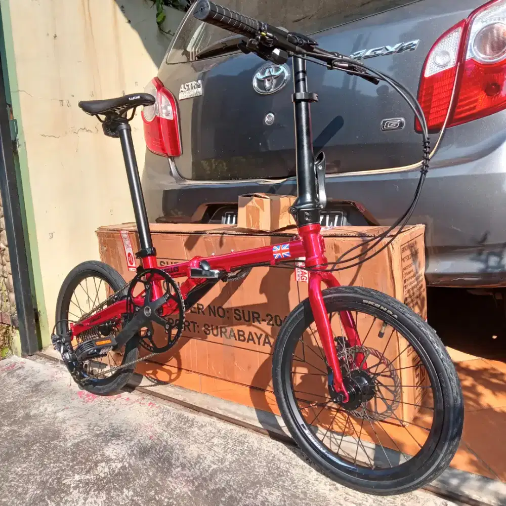 Sepeda Lipat Sakoni Achilles 16+ Chromoly