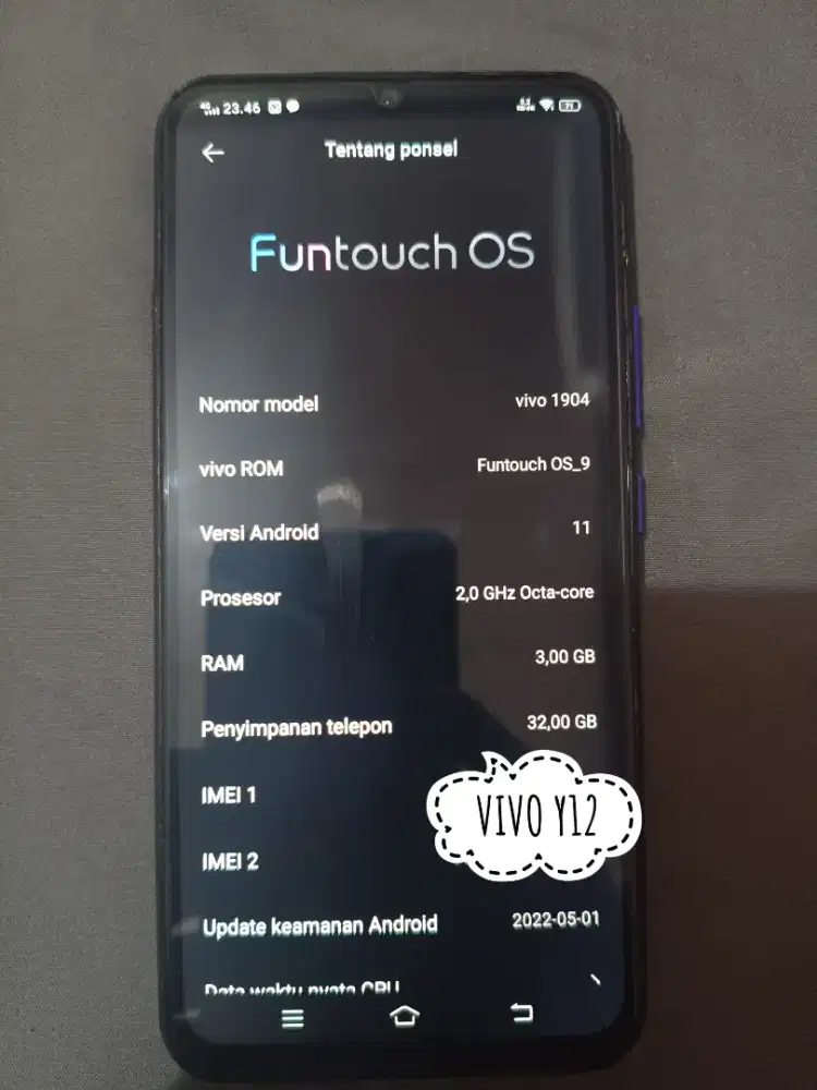 Vivo Y12 3/32 Normal