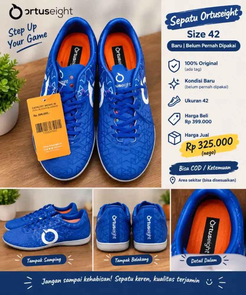Sepatu ortuseigh ukuran 42