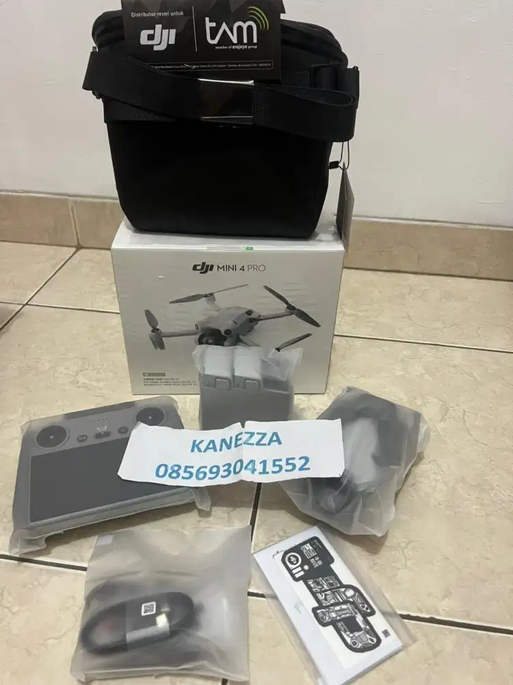 Dji mini 4 pro rc 2 combo plus 3 baterai