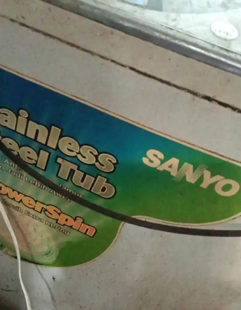 Sanyo 1 tabung top loading asw-b80ht