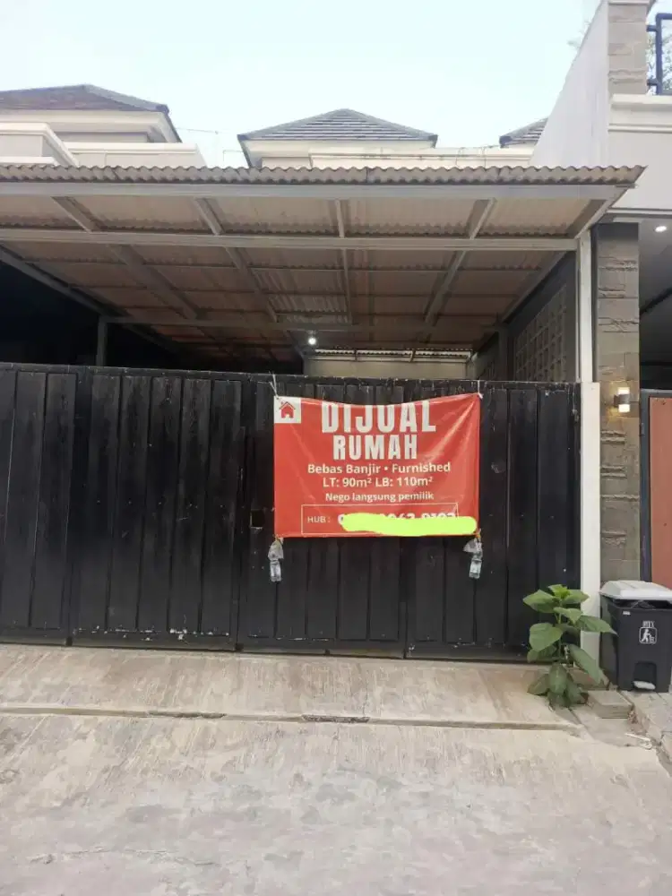 Dijuap rumah 2 lantai beserta isinya