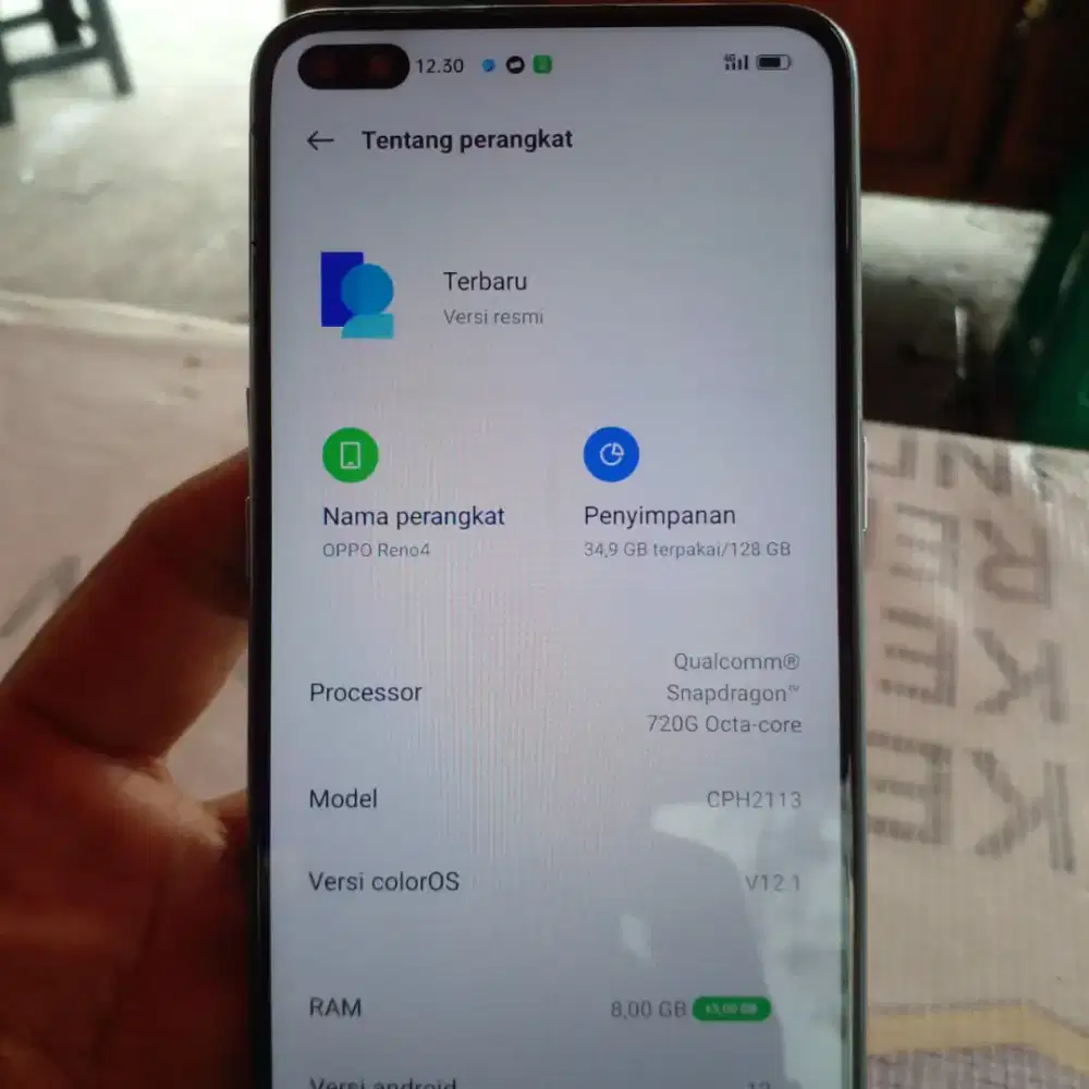 Oppo reno 4 8+3/128 hp only