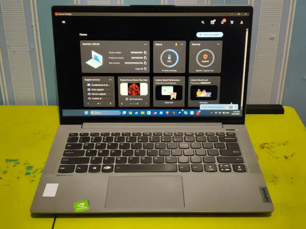 Lenovo IdeaPad 5 Core i7 Gen 11 RAM 16GB SSD 512GB MX450