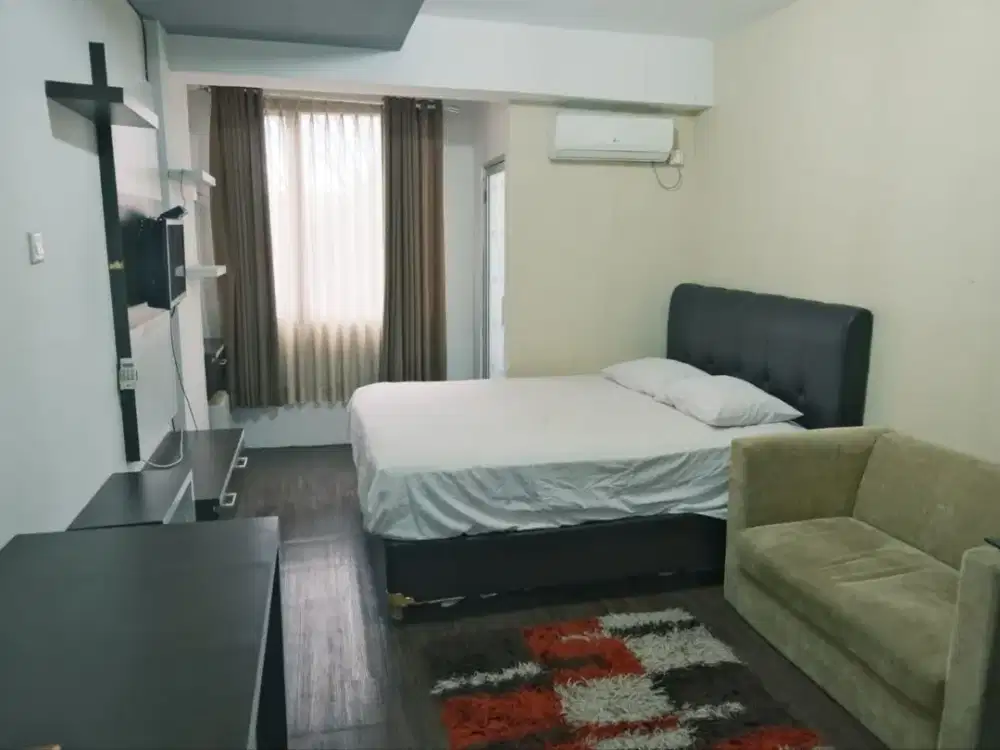 EMERALD TOWER, BUAH BATU, SOEKARNO HATTA. UNIT APARTEMEN STUDIO FULL FURNISH DI KOTA BANDUNG