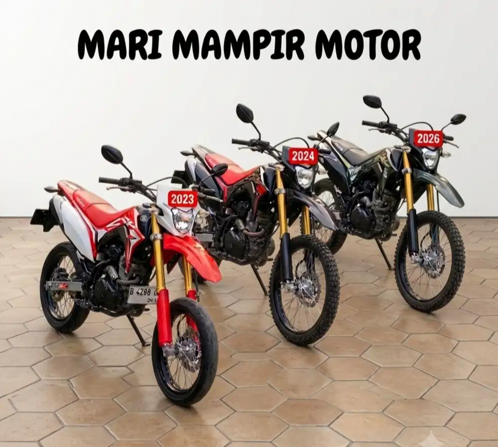 ‼️Honda CRF 150 L supermoto 2023 (ktp daerah bs kredit) 150L KLX 2024
