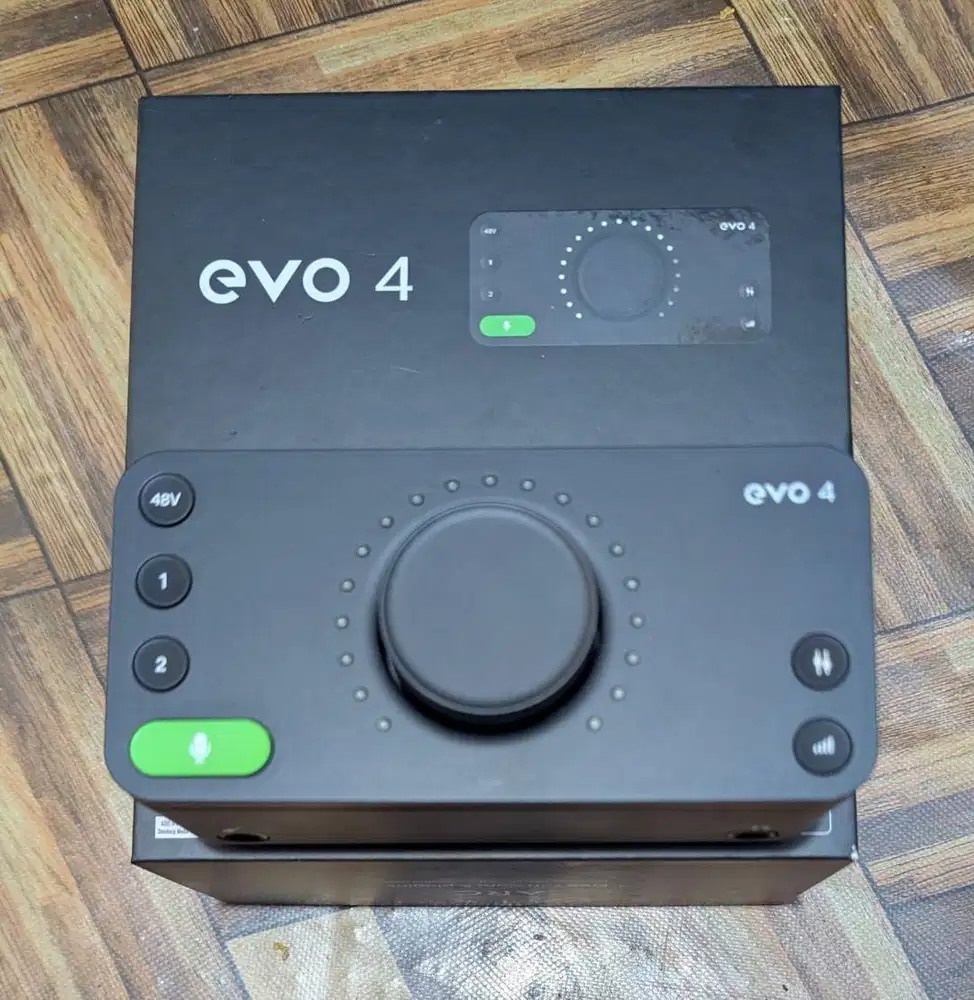 Soundcard EVO 4 Audient Fullset normal mulus Mixer mini Live streaming