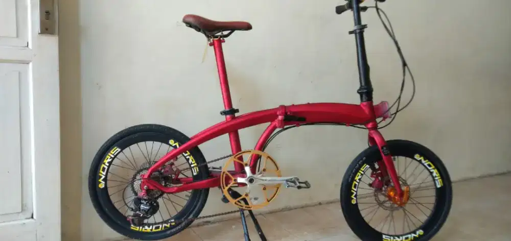 Bismillah dijual cepat murah sepeda folding baik pacific Noris mulus