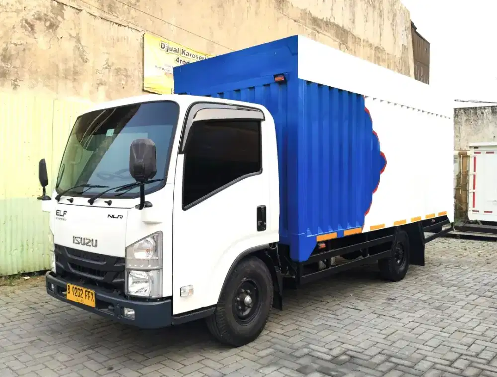 MULUS+banBARU MURAH CDE LONG Engkel Isuzu elf NLR L box besi 2025 bok